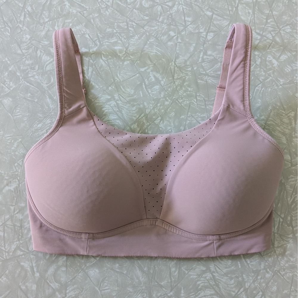 Lululemon Run Times High Support Adjustable Sports Bra Dusty Rose Pink XXS XS